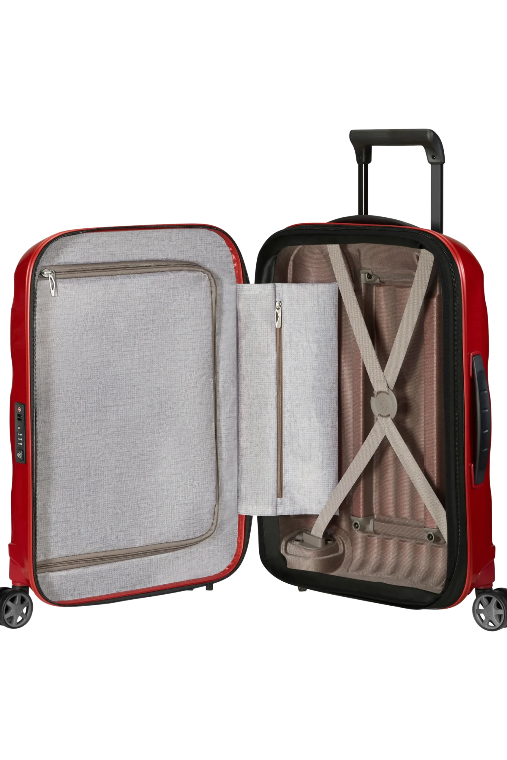 C-Lite - Trolley espandibile (4 ruote) 55cm