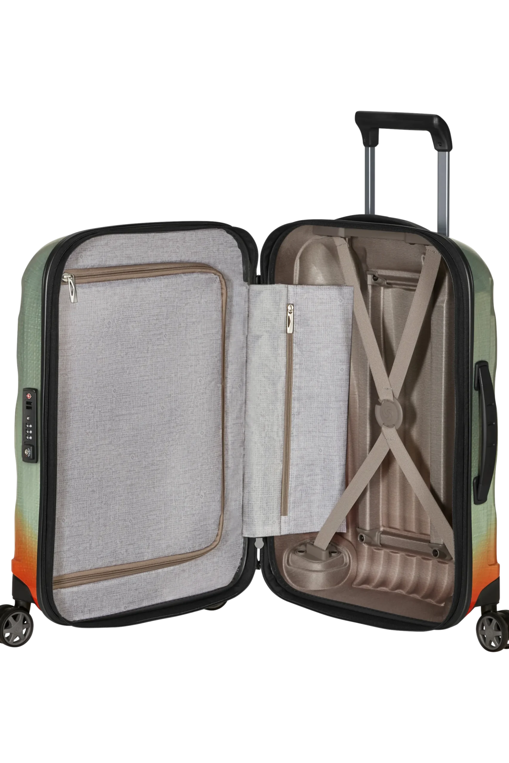 C-Lite - Trolley espandibile (4 ruote) 55cm