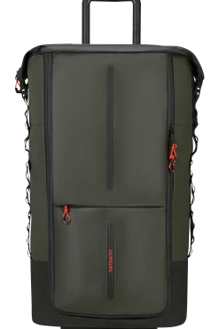 Ecodiver - Borsone pieghevole con ruote 4-in-1