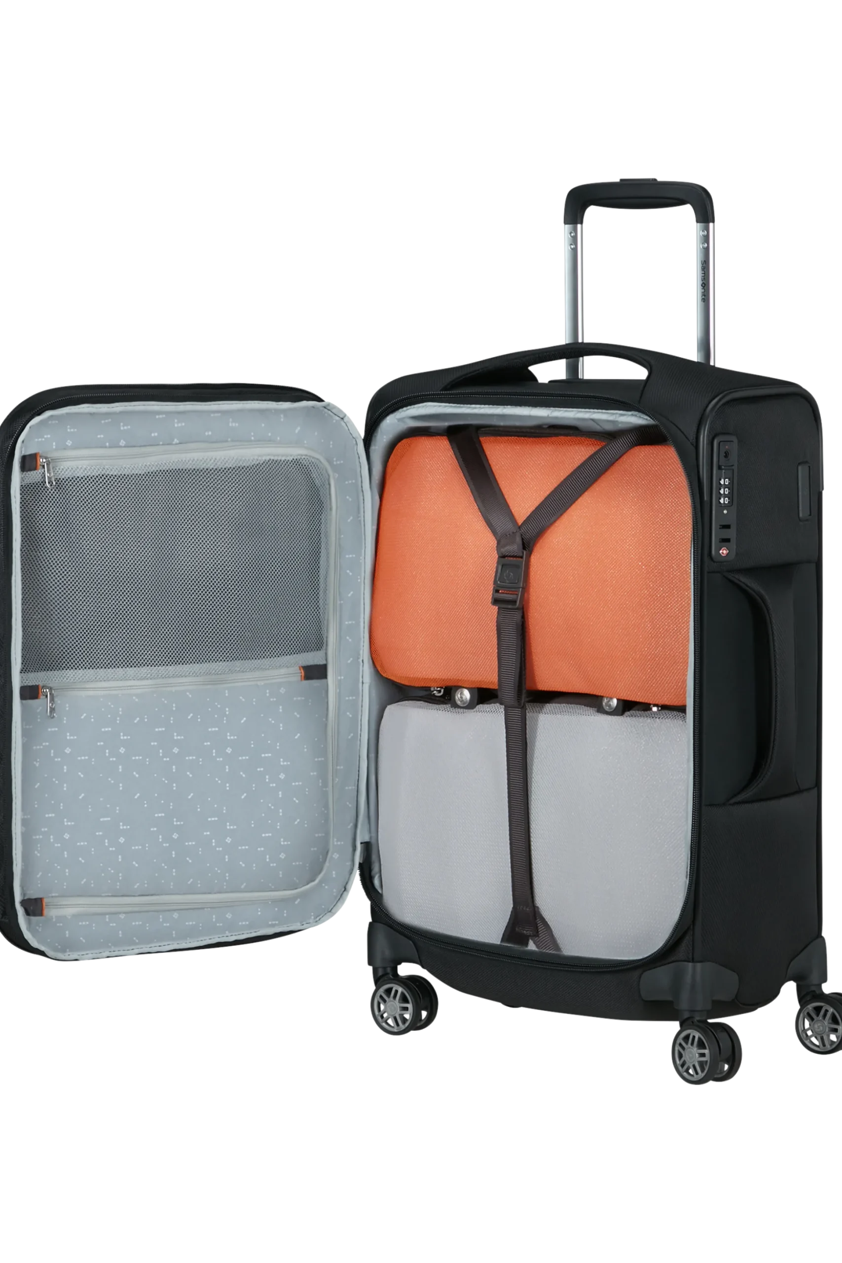 Re-Lite - Trolley espandibile (4 ruote) 55cm