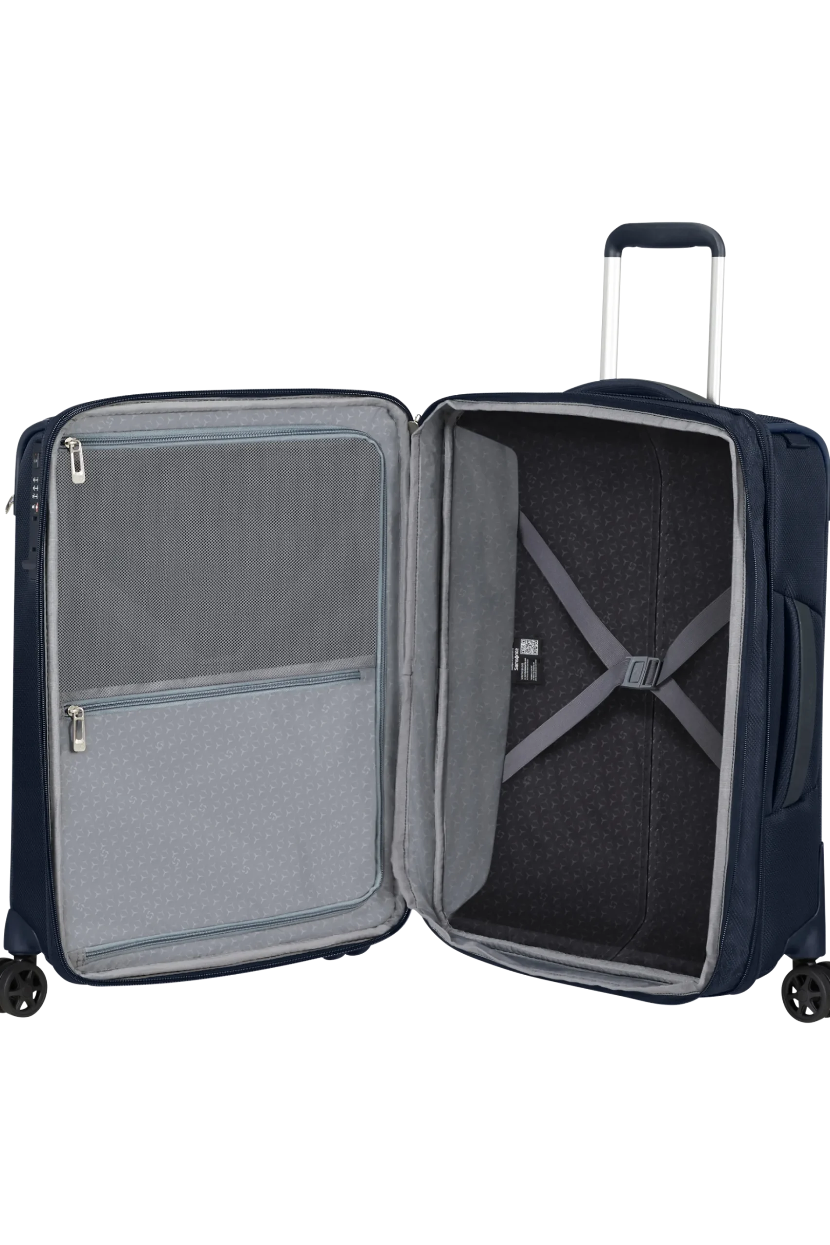 Respark - Trolley espandibile (4 ruote) 55cm