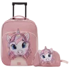UNICORN TESS SET 1 - (Valigia (2 ruote) 45cm + Astucci)