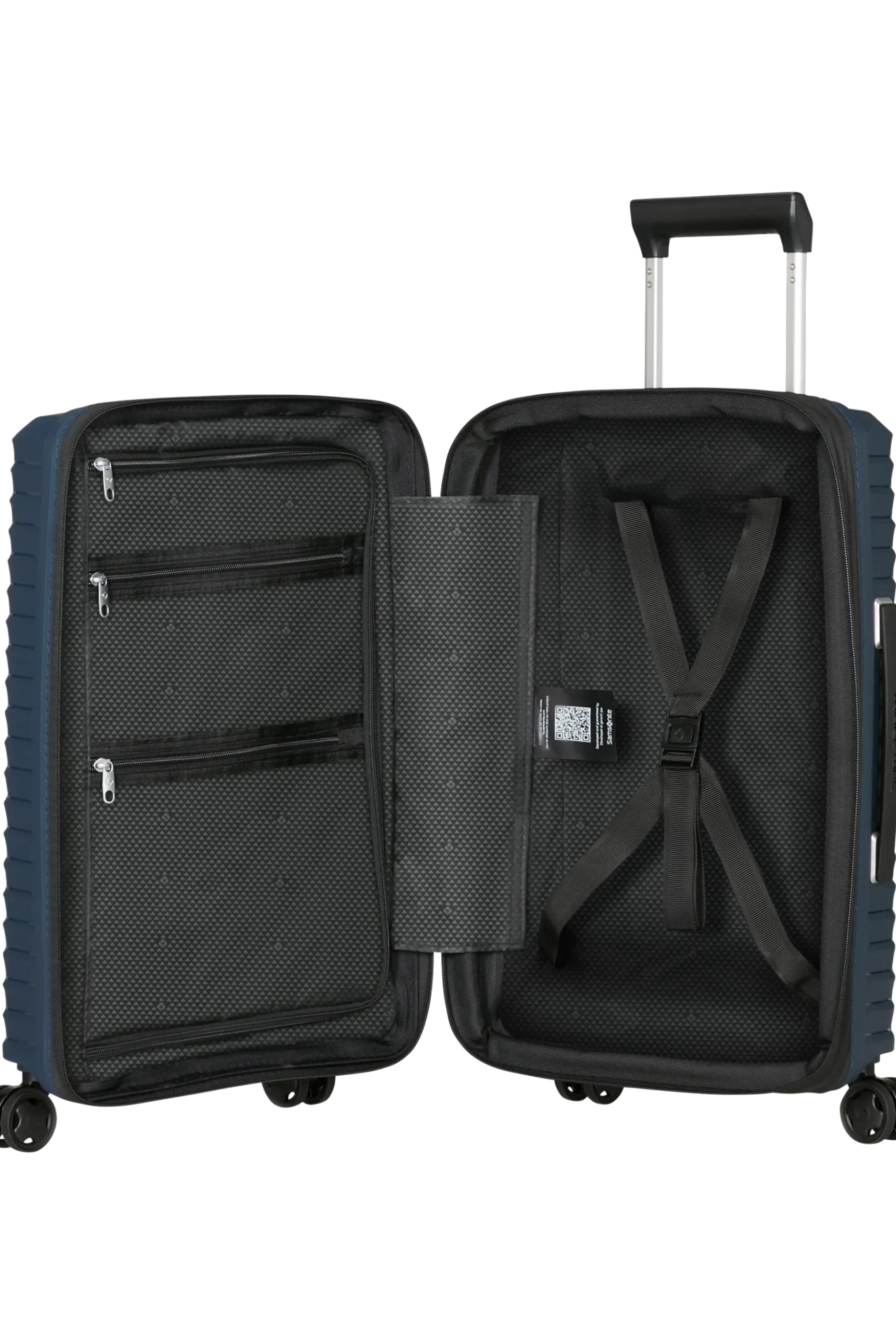 Upscape - Trolley espandibile (4 ruote) 55cm
