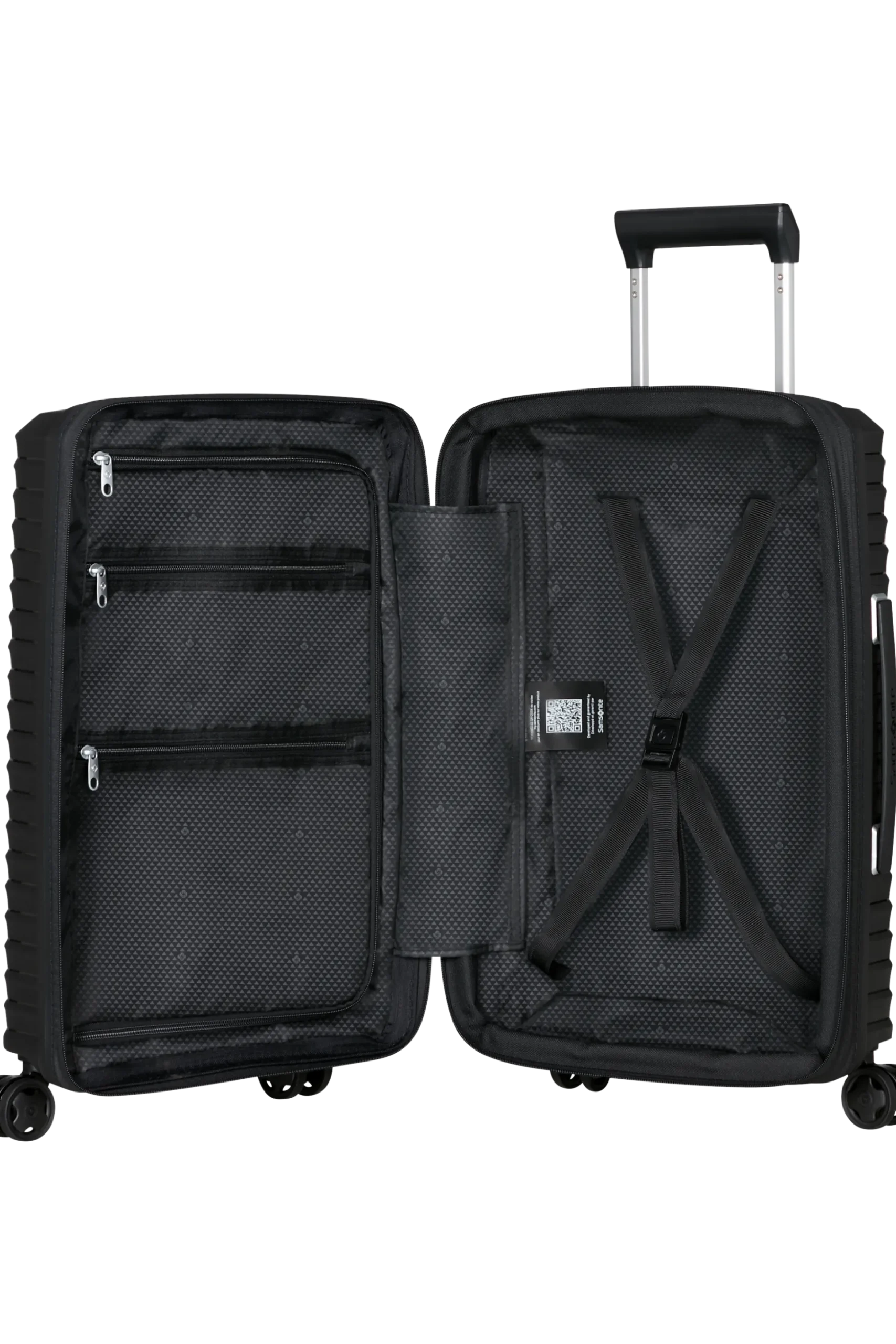 Upscape - Trolley espandibile (4 ruote) 55cm