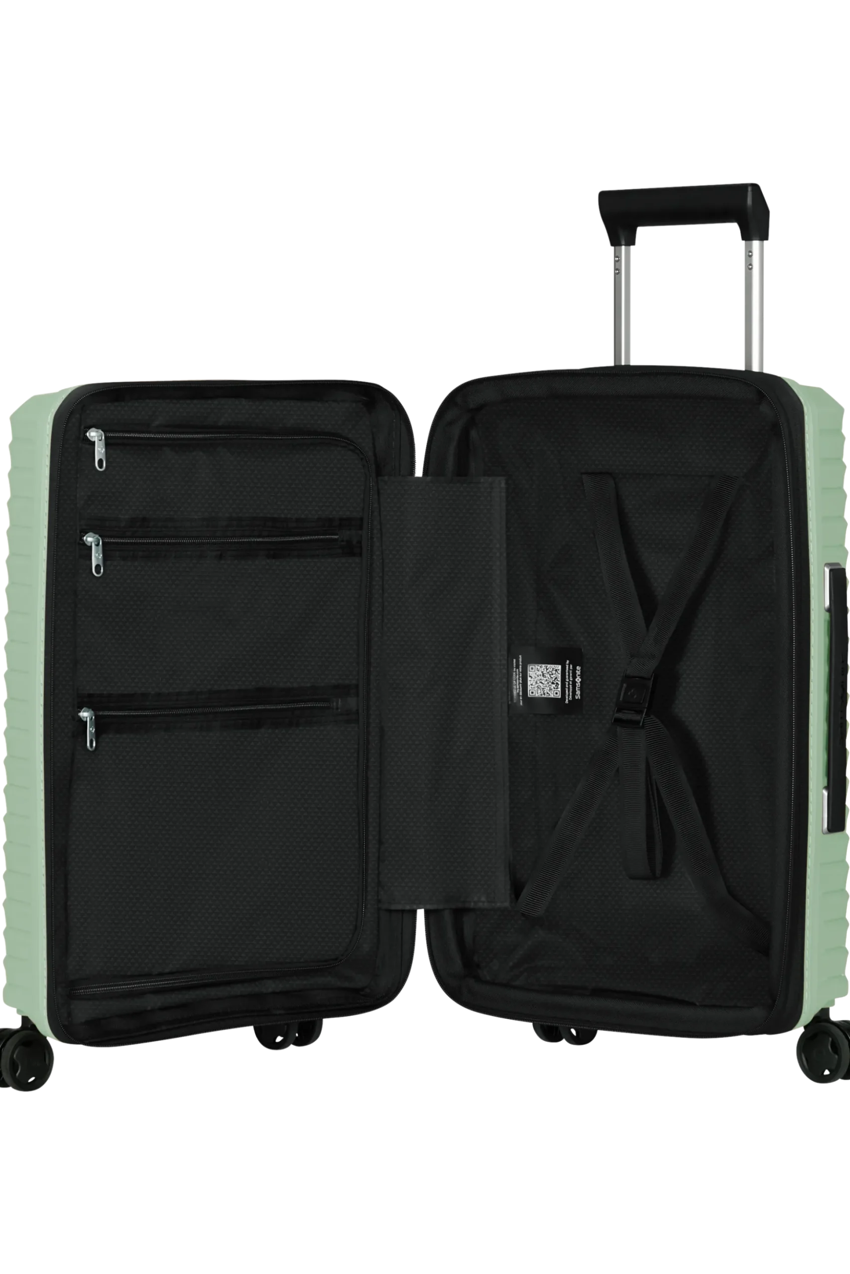 Upscape - Trolley espandibile (4 ruote) 55cm