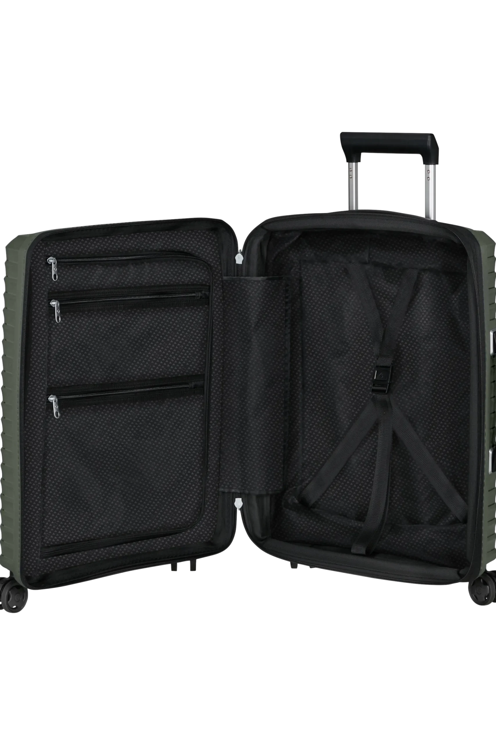 Upscape - Trolley espandibile (4 ruote) 55cm