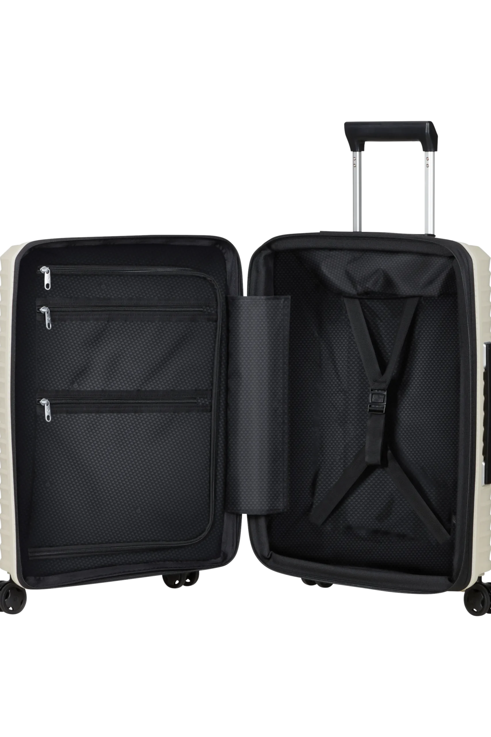 Upscape - Trolley espandibile (4 ruote) 55cm