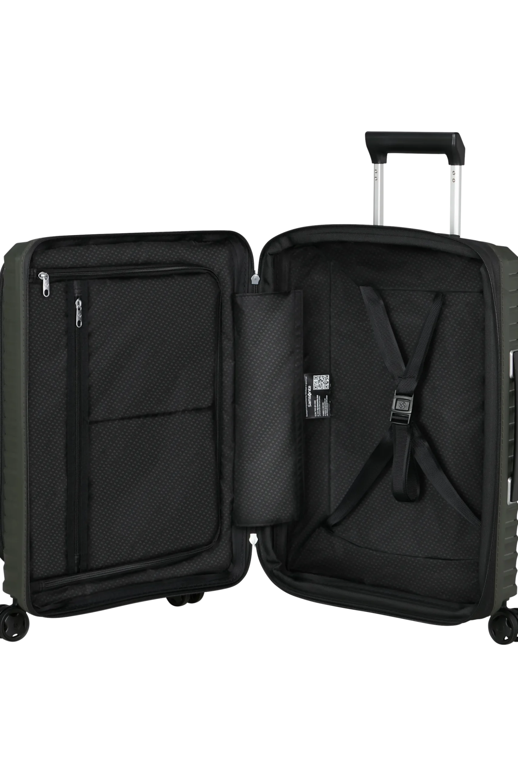 Upscape - Trolley espandibile (4 ruote) 55cm