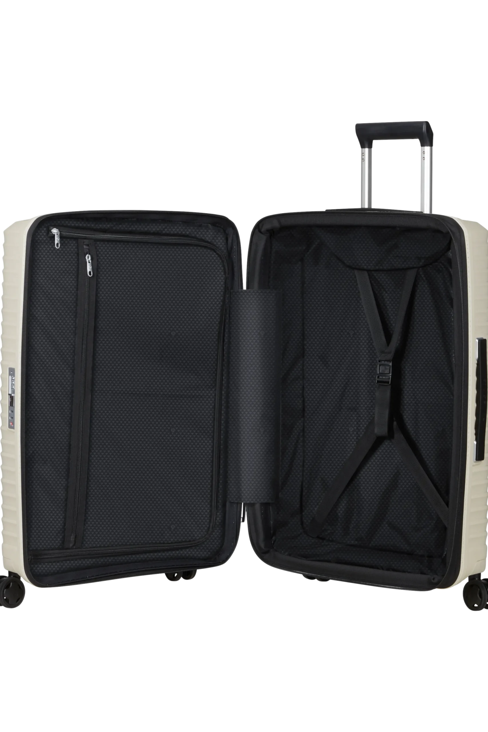 Upscape - Trolley espandibile (4 ruote) 68cm